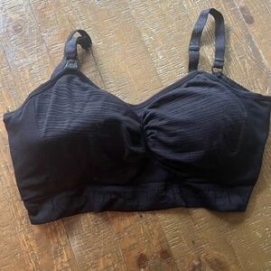 Kindred Bravely Sublime Hands Free Nursing/Pumping Bra size L Black